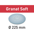 Disco abrasivo Granat Soft STF D225 P120 GR S/25