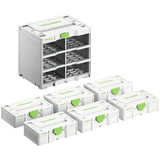 Toolbox Festool Systainer³ Rack SYS3-RK/6 M 337-Set