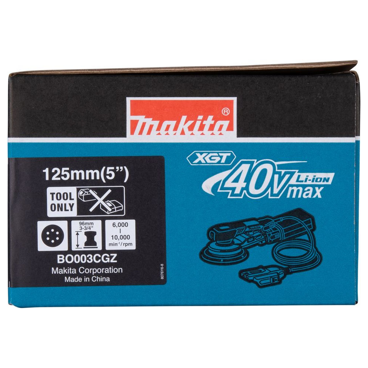 BO003CGZ - Excentrische schuurmachine Makita BO003CGZ 40V - Afbeelding 20