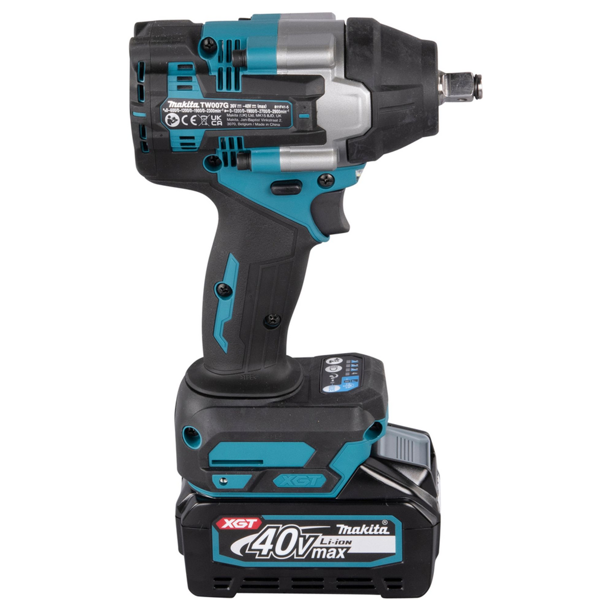 TW007GU201 - Slagsleutel Makita TW007GU201 XGT 40V 4Ah 760 Nm - Afbeelding 6