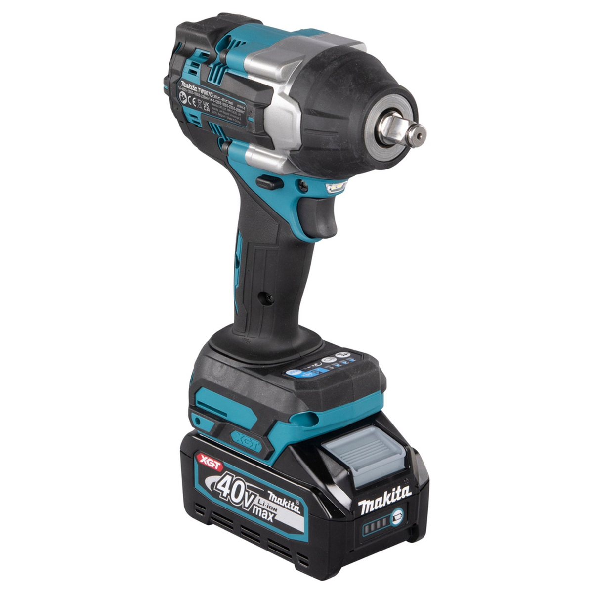 TW007GU201 - Slagsleutel Makita TW007GU201 XGT 40V 4Ah 760 Nm - Afbeelding 7
