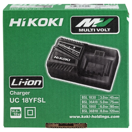 UC18YFSLW0Z - Caricabatterie Rapido HiKOKI UC18YFSLW0Z 14,4V - 18V - Immagine 2