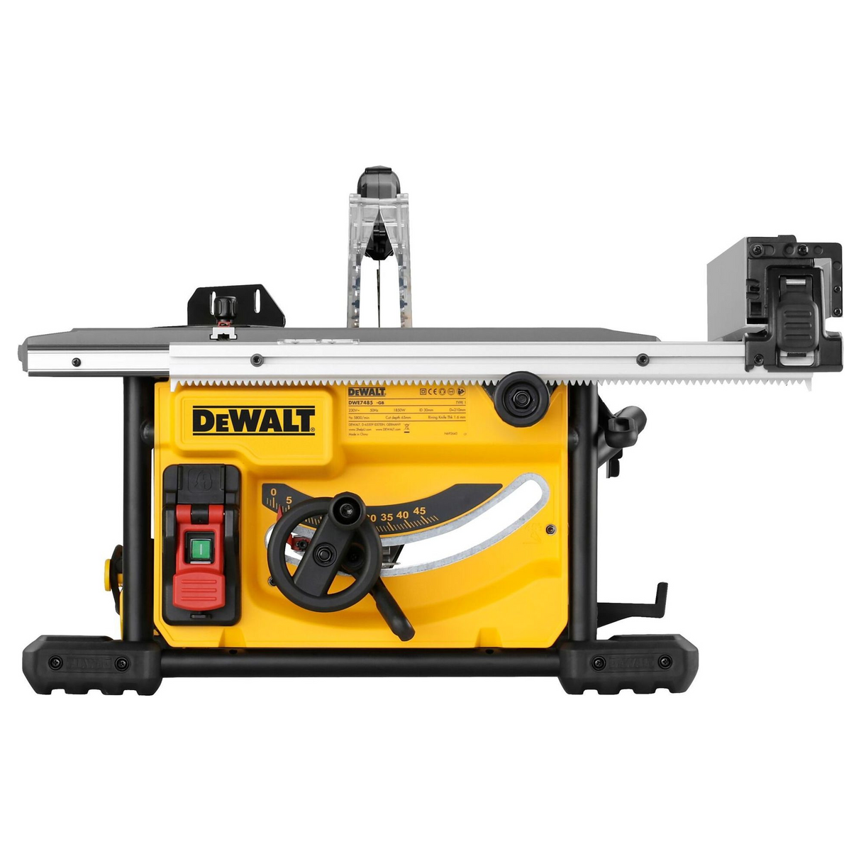 DWE7485-QS - Sega a banco Dewalt DWE7485-QS 210mm 1850W - Immagine 2