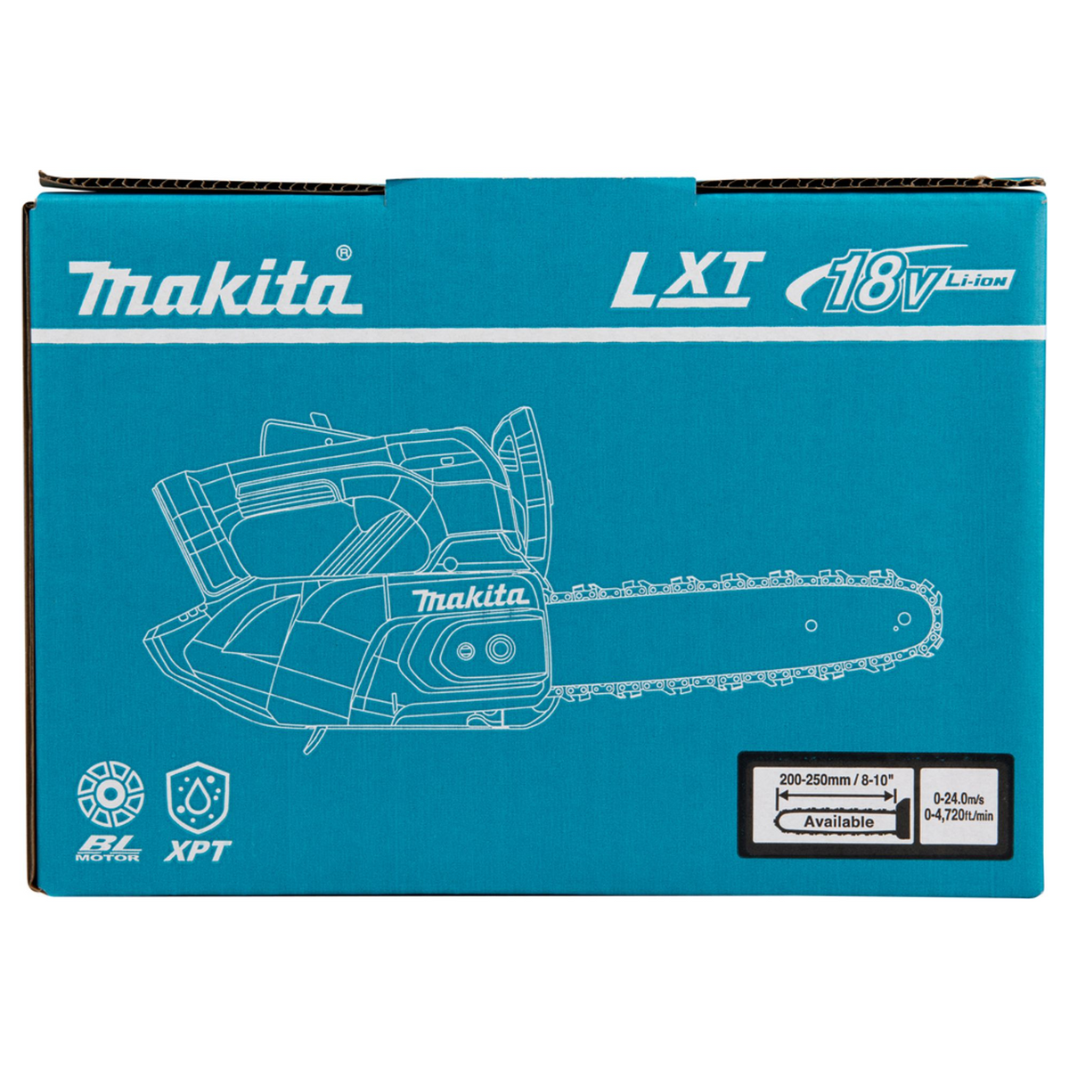 DUC258Z - Elektrische kettingzaag met bovenhandgreep Makita DUC258Z 18V - Afbeelding 25