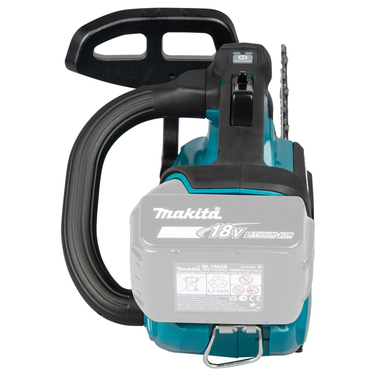DUC258Z - Elektrische kettingzaag met bovenhandgreep Makita DUC258Z 18V - Afbeelding 8