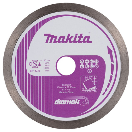 D-80232 - Diamantschijf Makita D-80232 150mm Doorlopende Kroon - Afbeelding 2