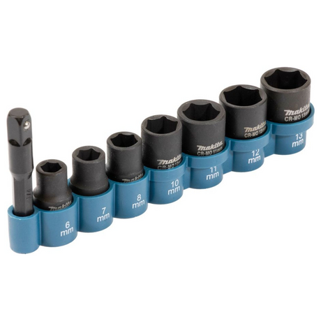 E-12289 - Slagsleutelset Makita E-12289 1/4" 8-delig - Afbeelding 2