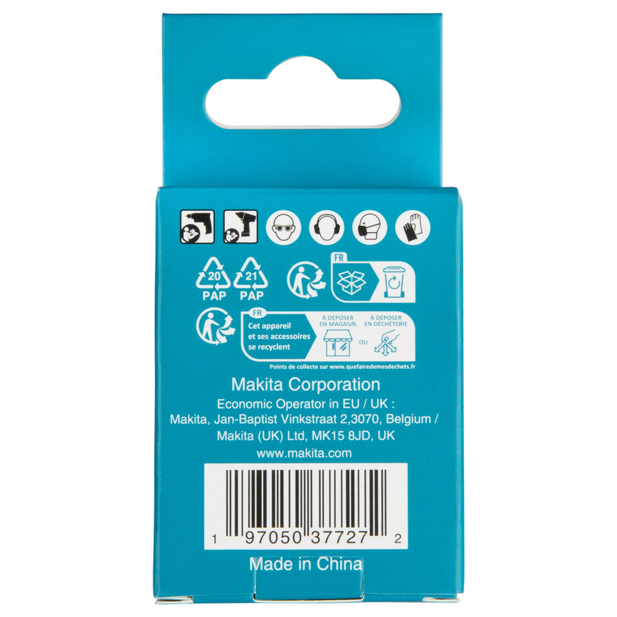 E-29826 - Set Bussole 2 in 1 Impact Black Makita E-29826 3pz Codolo 1/4" Hex - Immagine 4