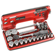 S.360DBOX4PB - Facom S.360DBOX4PB 1/2" dopsleutelset met ratel (22 stuks)