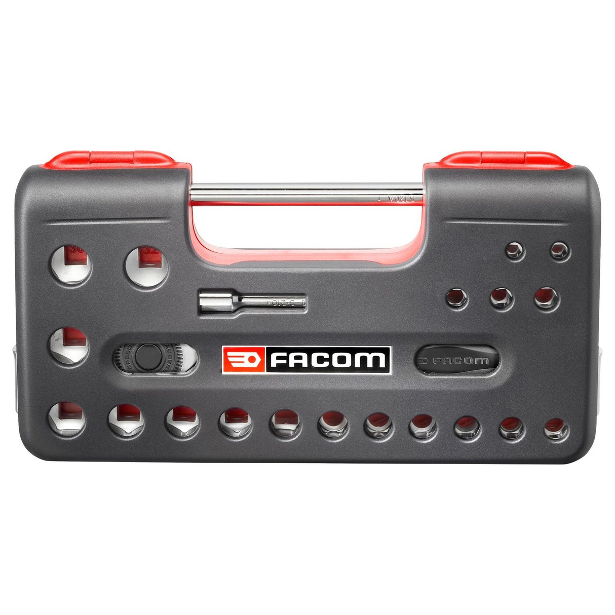 S.360DBOX4PB - Facom S.360DBOX4PB 1/2" dopsleutelset met ratel (22 stuks) - Afbeelding 4
