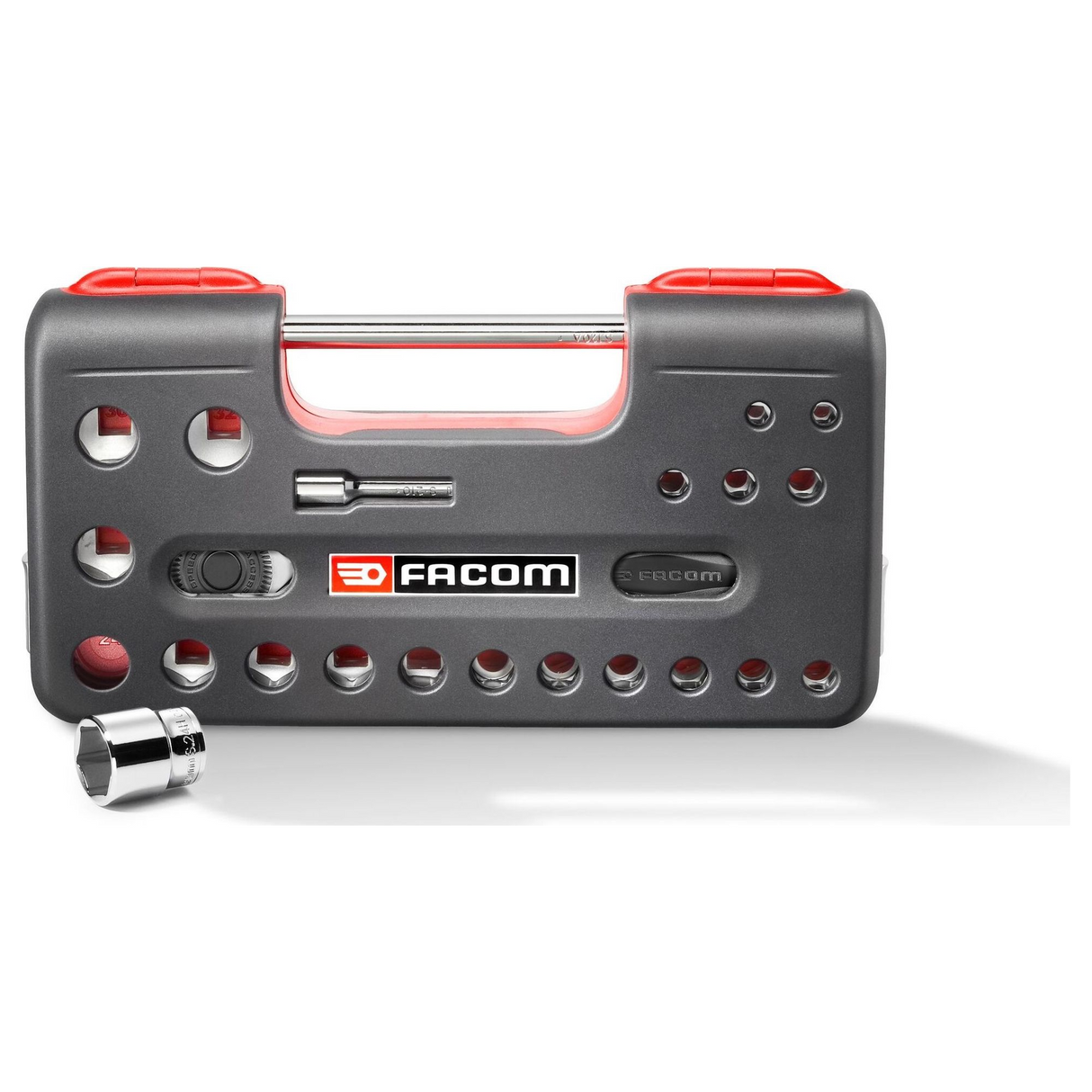 S.360DBOX4PB - Facom S.360DBOX4PB 1/2" dopsleutelset met ratel (22 stuks) - Afbeelding 5