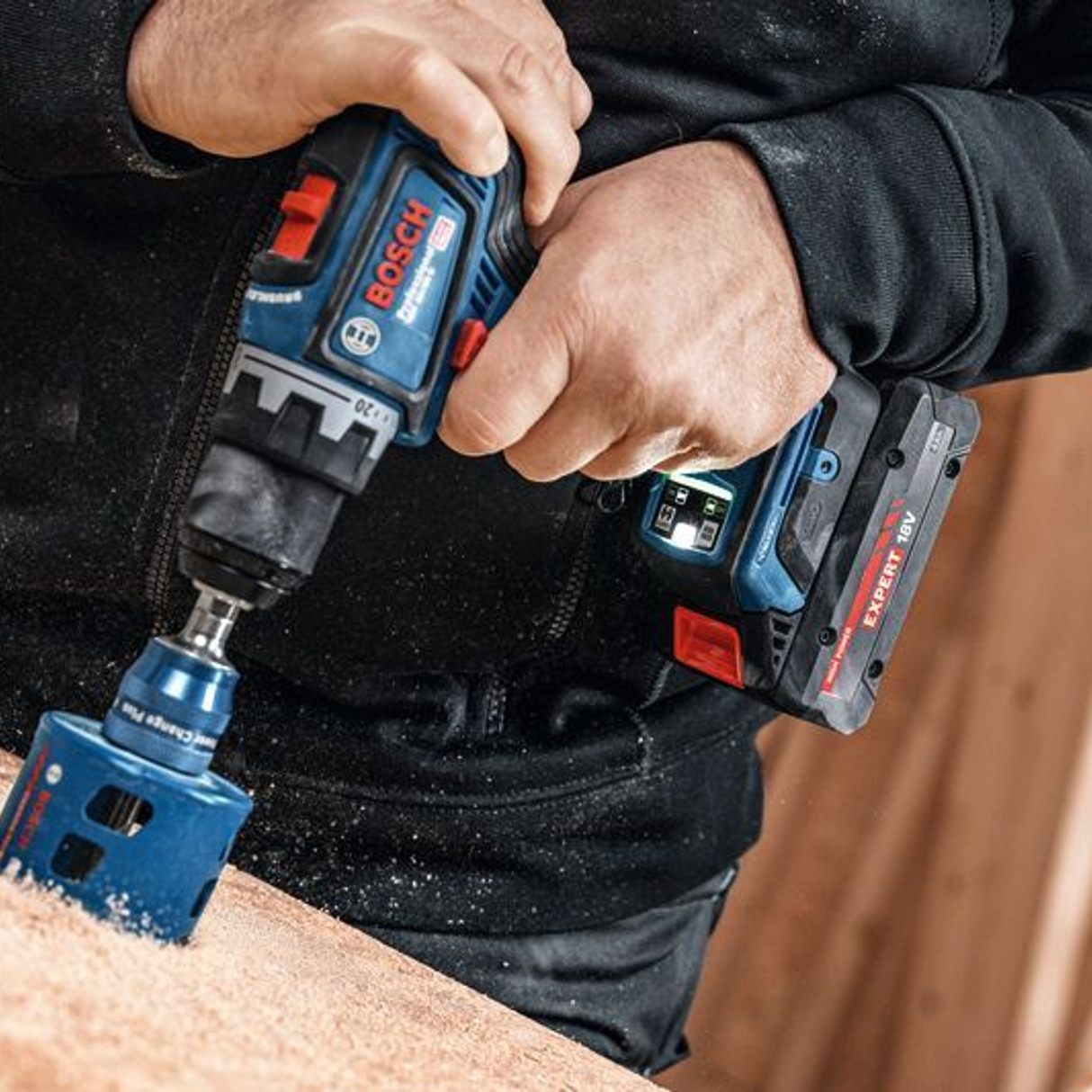 1600A0373M - Startset Bosch Professionele EXBA18V-40 + GAL 12V/18V-80 18V 4Ah - Afbeelding 21