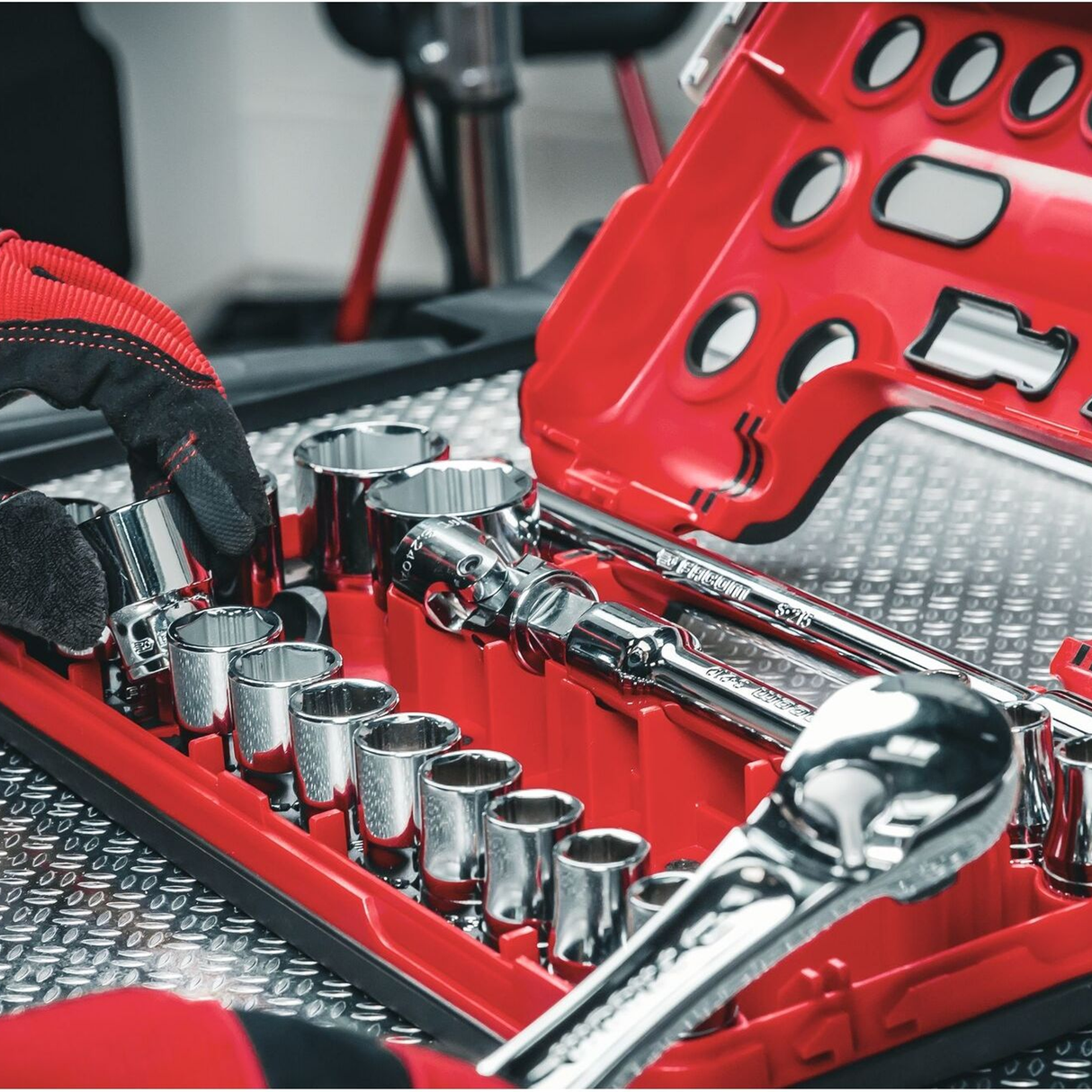 SL.DBOX1GRPPB - Facom SL.DBOX1GRPPB 1/2" OGV Grip dopsleutelset 21-delig - Afbeelding 11