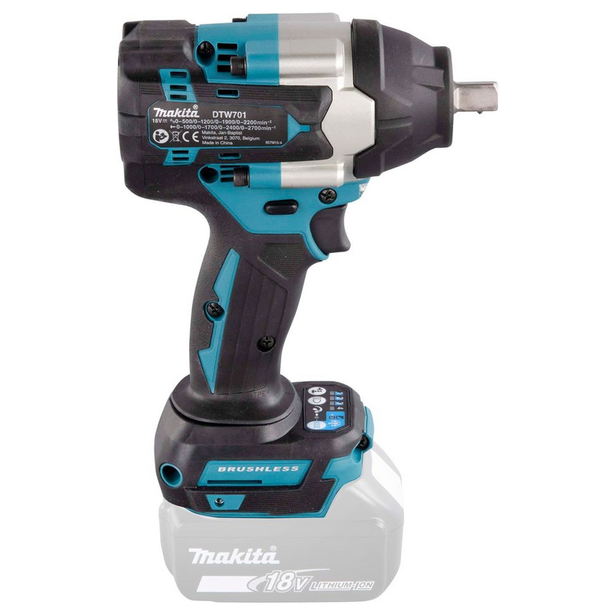 DTW701Z - Slagsleutel Makita DTW701Z 18V - Afbeelding 6