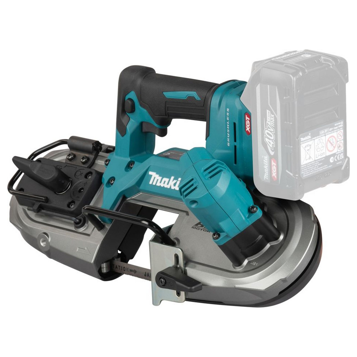 PB003GZ - Draagbare bandzaag Makita PB003GZ XGT 40V - Afbeelding 4