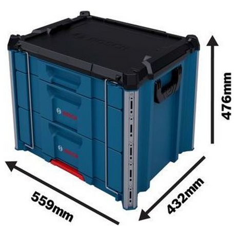 1600A037E3 - Sistema Trasporto Bosch L-BOXX Contractor Drawer 3 - Immagine 9