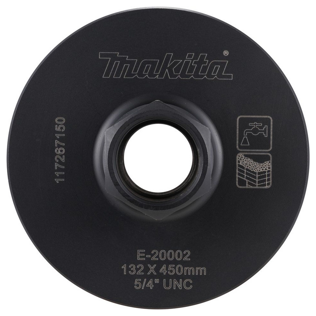 E-20002 - Diamanten Kroon Makita E-20002 132x450mm Nat 1-1/4"UNC - Afbeelding 5