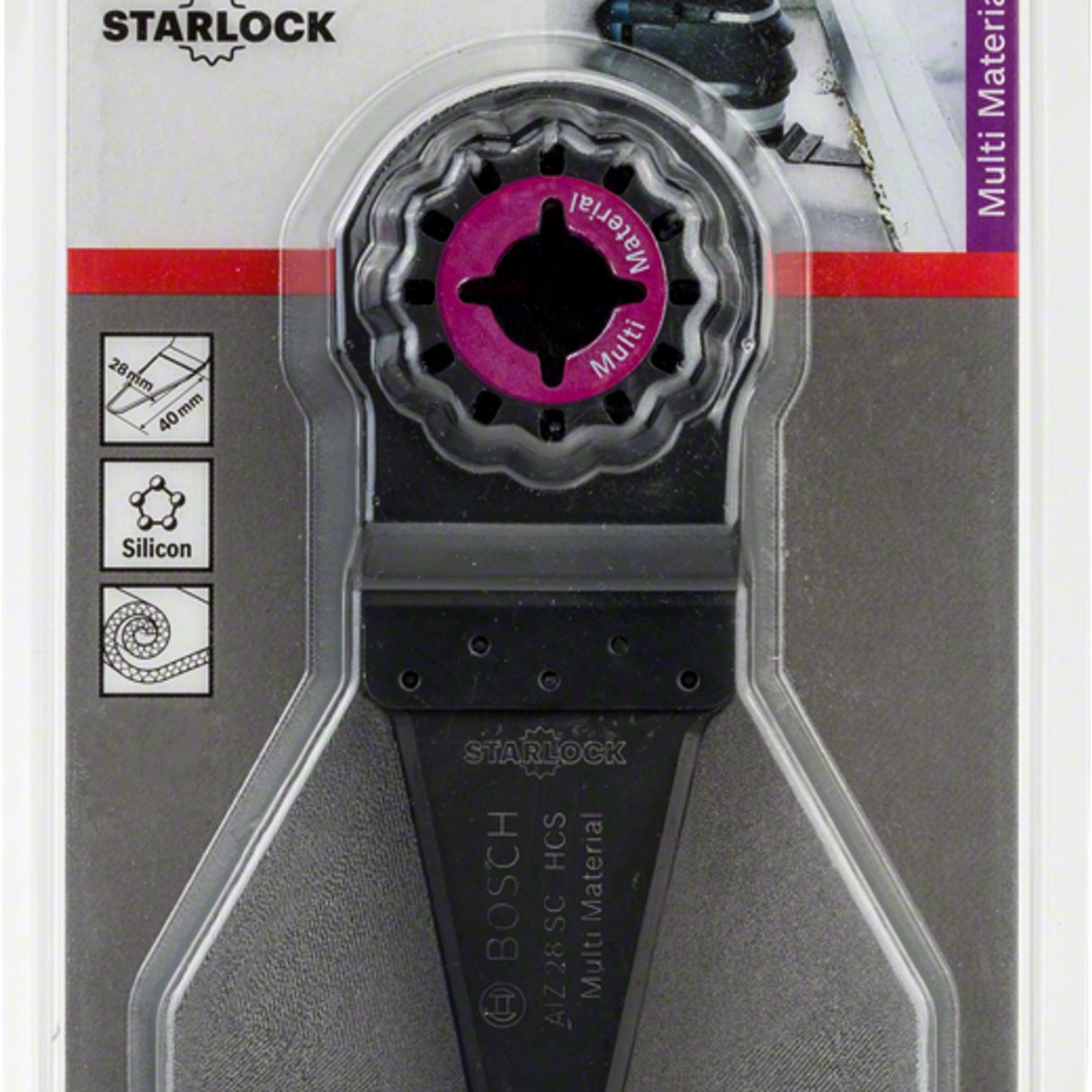 2608661691 - Snijgereedschap voor multitools Bosch Professionele AIZ 28 SC HCS Starlock - Afbeelding 2