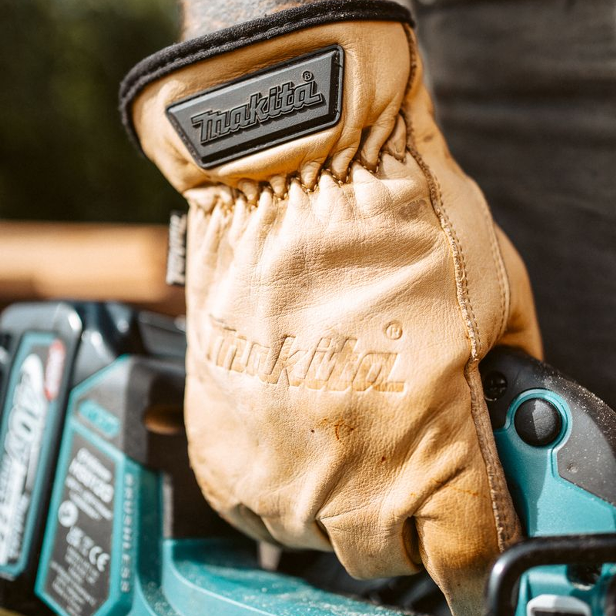 P-84632 - Werkhandschoenen Makita P-84632 Rundleer Driver Maat L - Afbeelding 7