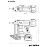 NC1840DAW3Z - Chiodatrice per Calcestruzzo HiKOKI NC1840DAW3Z 18V - Immagine 14