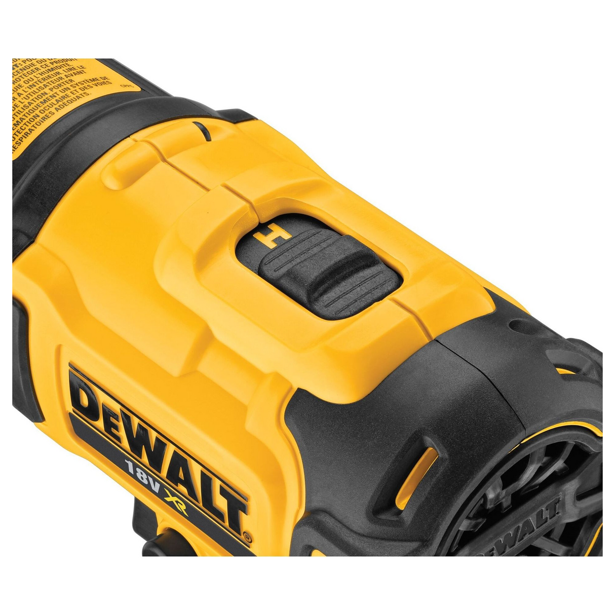 DCE530N-XJ - Heteluchtpistool Dewalt DCE530N-XJ 18V - Afbeelding 8