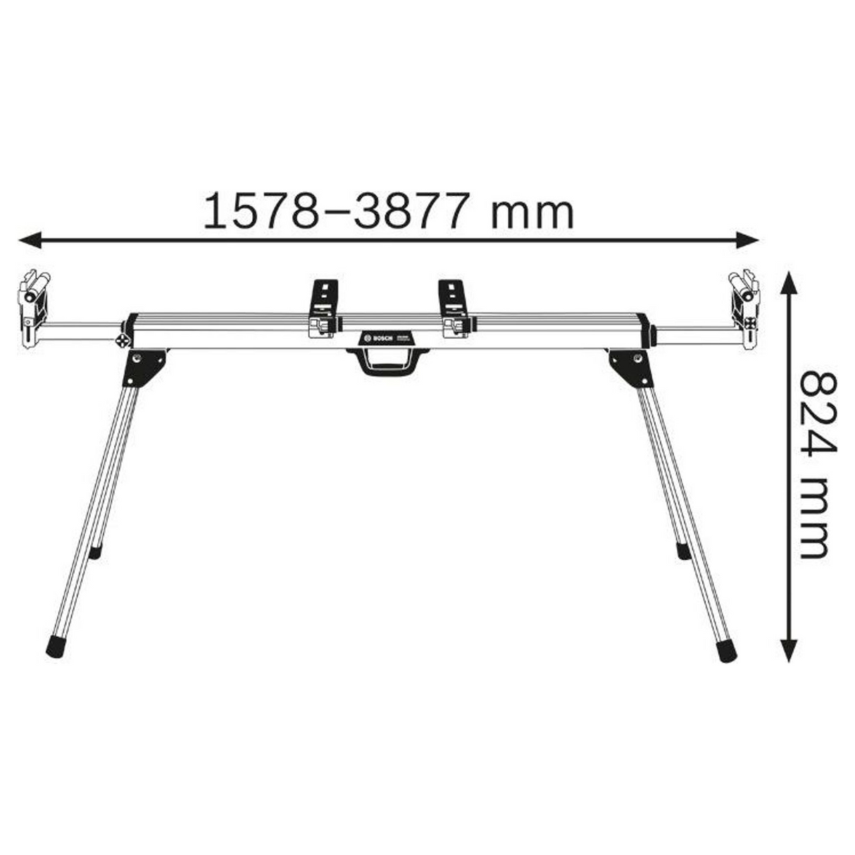 0601B24000 - Verstekzaagbank Bosch Professionele GTA 3800 PRO - Afbeelding 23