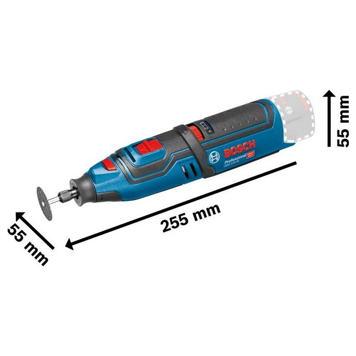 Utensile Rotativo Bosch GRO 12V-35 PRO 12V