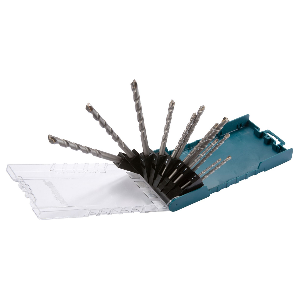 D-77126 - Set Punte per Muratura Makita D-77126 Codolo Cilindrico 12 pezzi - Immagine 3