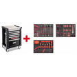 U05191627 - Carrello USAG 519 RS6/3NMA con Assortimento Autoriparazione 495 MAA 155 pz