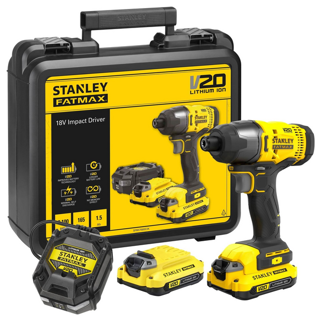 SFMCF800C2K-QW - Slagsleutel Stanley FatMax SFMCF800C2K-QW 18V 1,5Ah