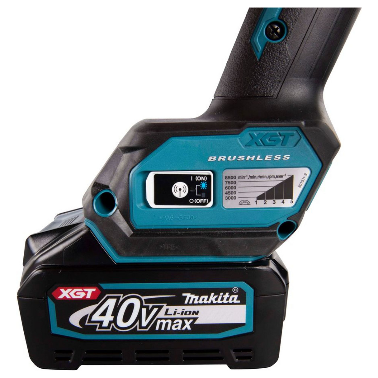 GA023GU201 - Slijpmachine Makita GA023GU201 40V 4Ah - Afbeelding 11