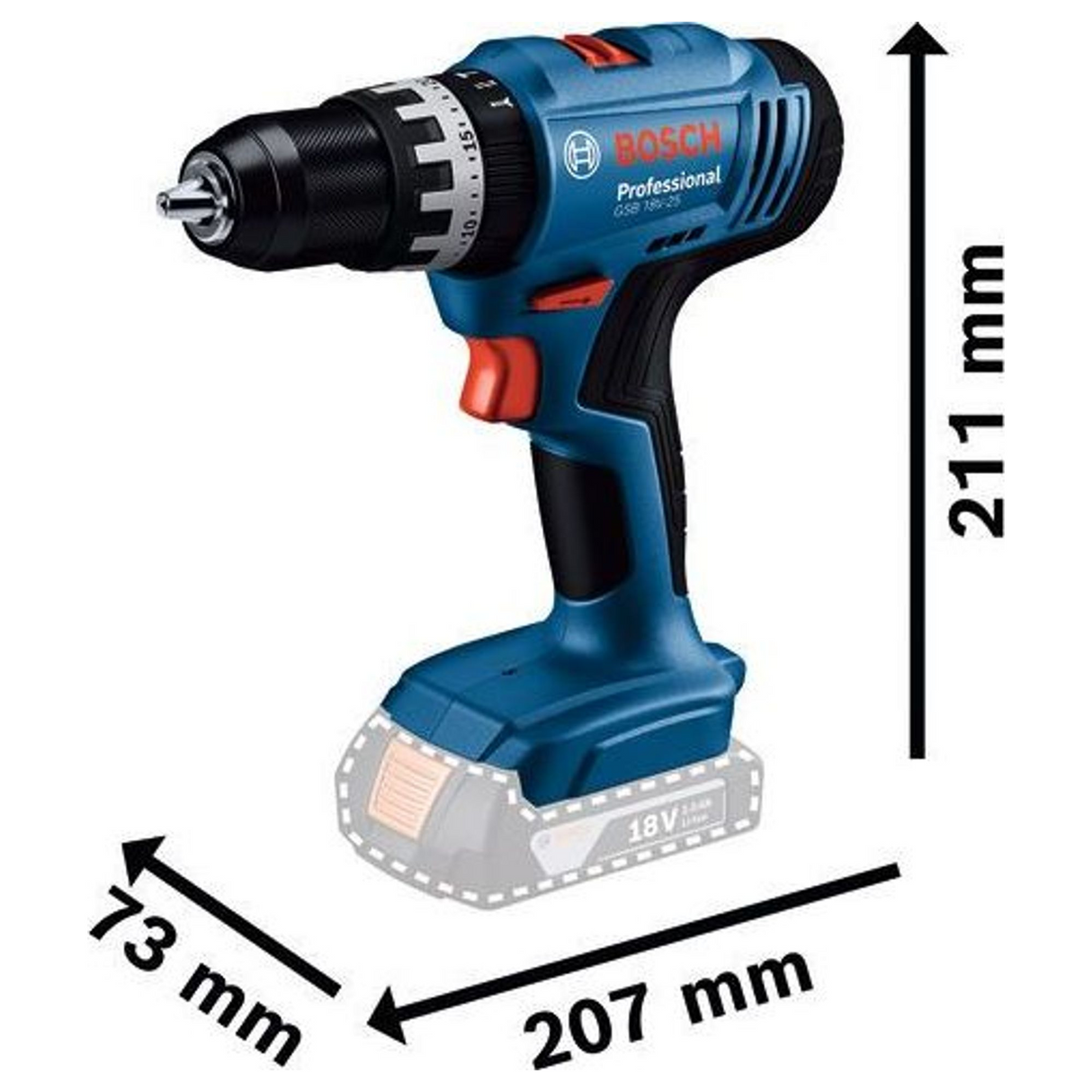 06019K9302 - Boordriver Bosch GSB 18V-25 PRO 18V - Afbeelding 20