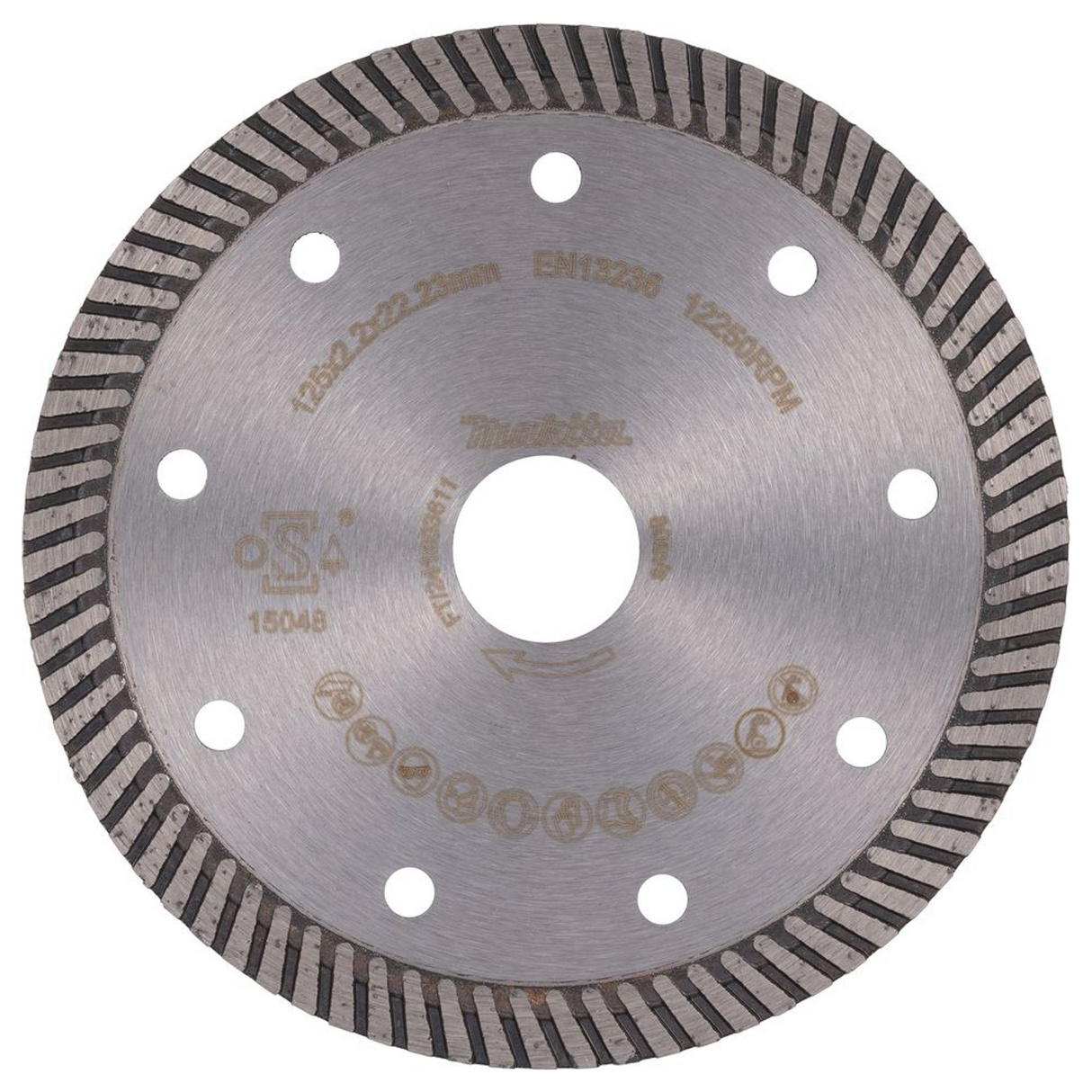 D-80167 - Diamantschijf Makita D-80167 125 mm marmergraniet - Afbeelding 3