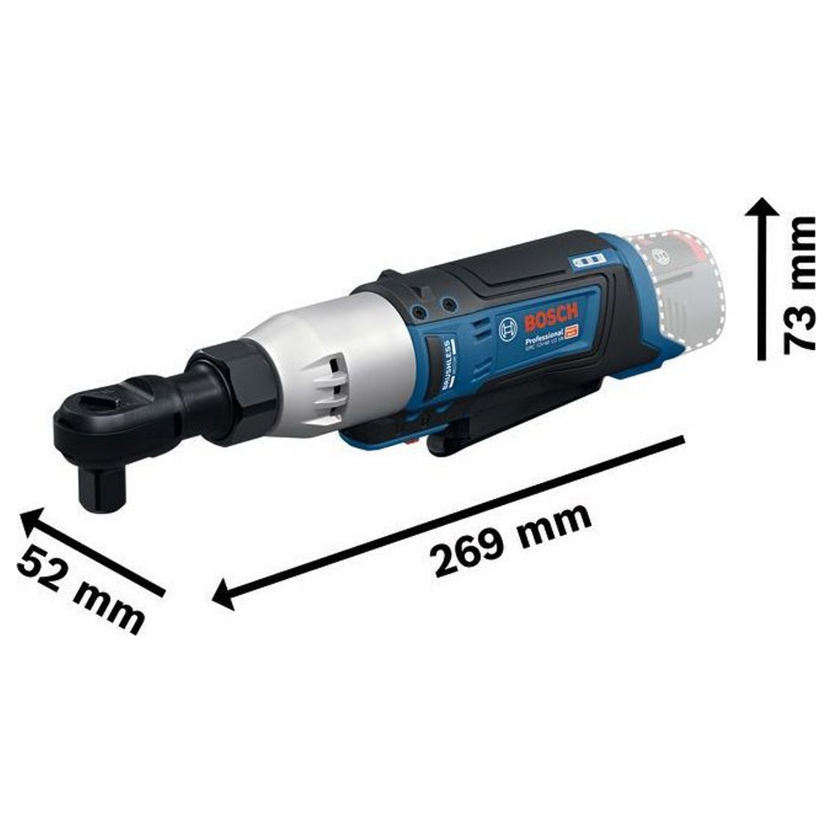 06019N8500 - Ratelsleutel Bosch GRC 12V-60 1/2 SN PRO 12V - Afbeelding 18