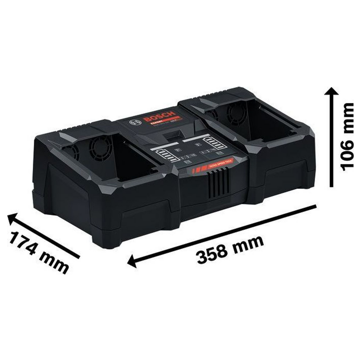 1600A02YG5 - Batterijlader Bosch Professionele EXAL18V2-320 18V - Afbeelding 18