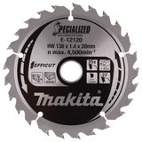 E-12120 - Rond mes Makita Efficut E-12120 136mm 25T - Afbeelding 2