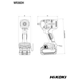 WR36DHWRZ - Avvitatore ad Impulsi HiKOKI WR36DHWRZ 36V - Immagine 9