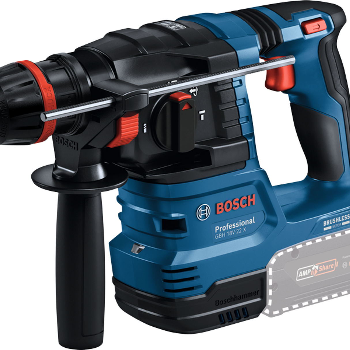 0611924101 - Klopboor Bosch GBH 18V-22 X PRO 18V - Afbeelding 23