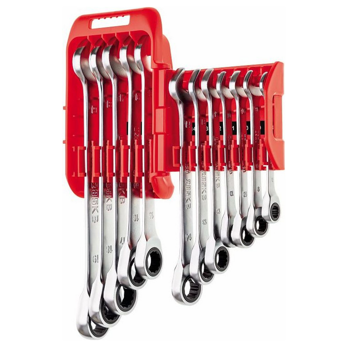 U02856342 - Set van 12 ratelcombinatiesleutels USAG 285 KB/DS12 - Afbeelding 2
