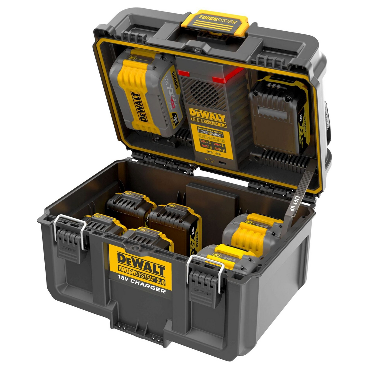 DWST83471-QW - Dubbele acculader Dewalt DWST83471-QW ToughSystem 2.0