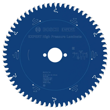 2608644355 - Rond mes Bosch Expert hogedruklaminaat 216 mm
