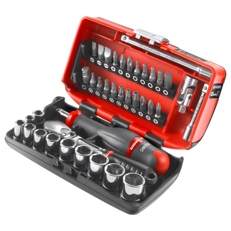 RL.NANO1PB - Facom RL.NANO1PB 1/4" dopsleutelset 38-delig - Afbeelding 2