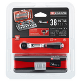RL.NANO1PB - Facom RL.NANO1PB 1/4" dopsleutelset 38-delig - Afbeelding 5