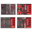 U04950628 - Onderhoudsassortiment USAG 495 MB 156 stuks 4 lades