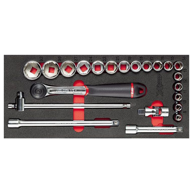 U05191068 - Sponsmodule USAG 519 M 613CEAX 22-delige set dopsleutels