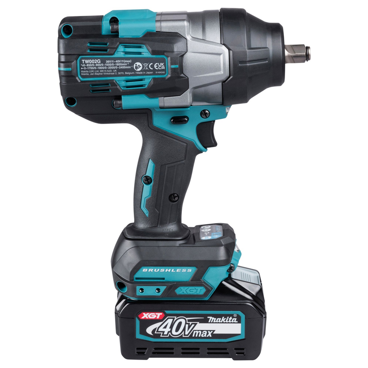 TW002GU201 - Slagsleutel Makita TW002GU201 XGT 40V 4Ah - Afbeelding 6