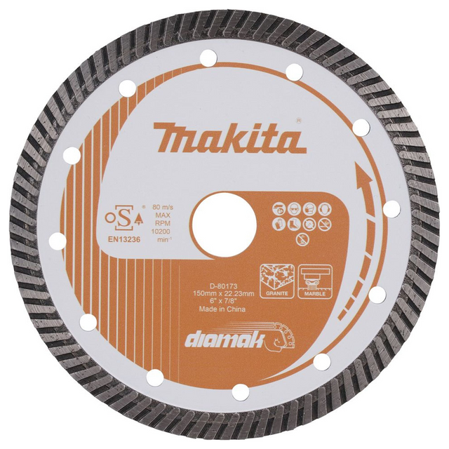 D-80173 - Diamantschijf Makita D-80173 150mm - Afbeelding 2