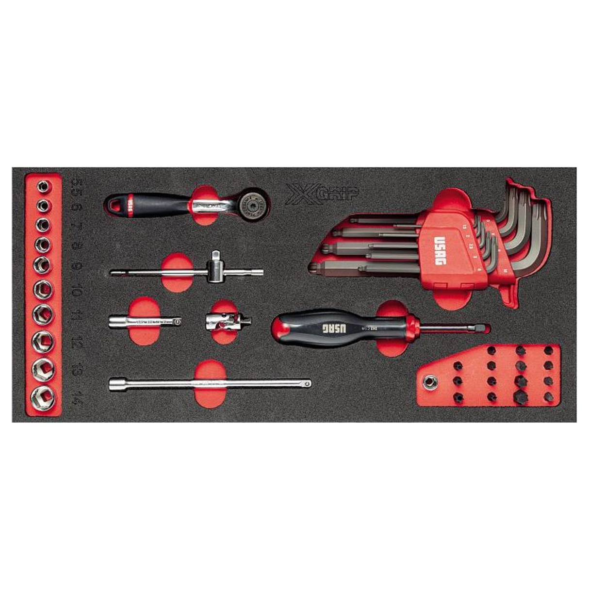 U05191069 - Sponsmodule USAG 519 M 613AEAX 41-delige dopsleutelset