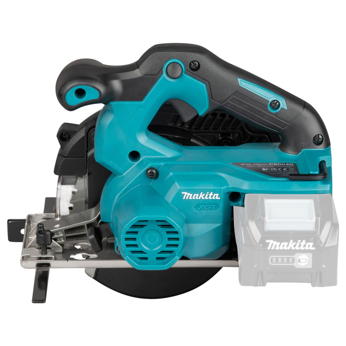 CS004GZ - Cirkelzaag voor metaal Makita CS004GZ XGT 40V - Afbeelding 6