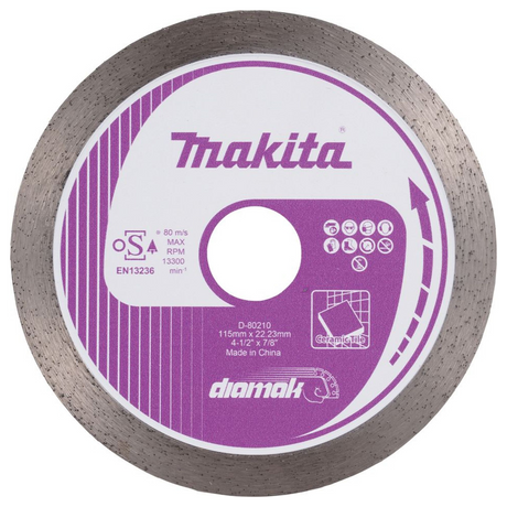 D-80210 - Diamantschijf Makita D-80210 115 mm doorlopende kroon - Afbeelding 2